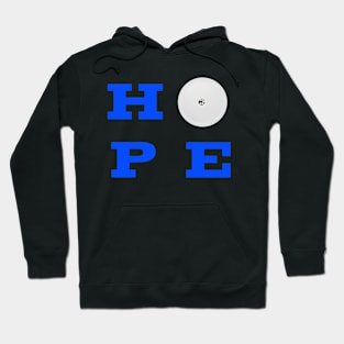 Hope Libre - Blue Text Hoodie